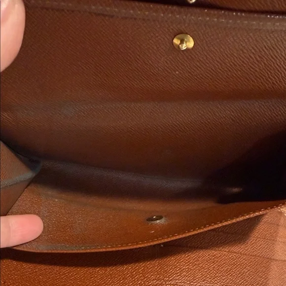 Louis Vuitton Brown Monogram Sarah Wallet - Picture 6 of 13